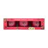 Yankee Candle Red Raspberry Подаръчен комплект ароматна свещ 3 x 37 g увредена кутия