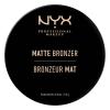 NYX Professional Makeup Matte Bronzer Бронзант за жени 9,5 гр Нюанс 01 Light