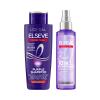 Пакет с отстъпка Шампоан L&#039;Oréal Paris Elseve Color-Vive Purple Shampoo + Грижа „без отмиване“ L&#039;Oréal Paris Elseve Color-Vive All For Blonde 10in1 Bleach Rescue