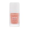 Catrice Sheer Beauties Nail Polish Лак за нокти за жени 10,5 ml Нюанс 050 Peach For The Stars
