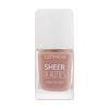 Catrice Sheer Beauties Nail Polish Лак за нокти за жени 10,5 ml Нюанс 070 Nudie Beautie