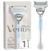 Gillette Venus Satin Care For Pubic Hair &amp; Skin Самобръсначка за жени 1 бр