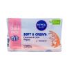 Nivea Baby Soft &amp; Cream Cleanse &amp; Care Wipes Почистващи кърпички за деца 2x57 бр