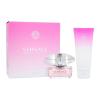 Versace Bright Crystal Подаръчен комплект EDT 50ml + лосион за тяло 100ml увредена кутия