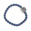 By Eloise London Bling Charms Dog Ластик за коса за жени 1 бр Нюанс Dove Blue