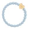 By Eloise London Gold Heart Ластик за коса за жени 1 бр Нюанс Sky Blue