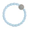 By Eloise London Bling Charms Disco Ball Ластик за коса за жени 1 бр Нюанс Sky Blue