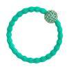 By Eloise London Bling Charms Disco Ball Ластик за коса за жени 1 бр Нюанс Emerald Green