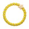 By Eloise London Woven Gold Star Ластик за коса за жени 1 бр Нюанс Marigold