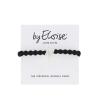 By Eloise London Silver Bling Diamanté Bolt Ластик за коса за жени 1 бр Нюанс Black