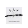 By Eloise London Bling Charms Silver Diamanté Star Ластик за коса за жени 1 бр Нюанс Black