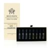 Moudon Discovery Set City Collection Подаръчен комплект парфюмен екстракт Merine 3 ml + парфюмен екстракт Tacheron 3 ml + парфюмен екстракт Broye 3 ml + парфюмен екстракт Mazan 3 ml + парфюмен екстракт Vevey 3 ml + парфюмен екстракт Loyse 3 ml + парфюмен екстракт Mildon 3 ml + парфюмен екстракт Carr