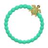 By Eloise London Bling Charms Gold Diamanté Turtle Ластик за коса за жени 1 бр Нюанс Sky Blue
