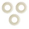 BIFULL Profesional Bobbles Hair Band Ластик за коса 3 бр Нюанс Blanco - bílá