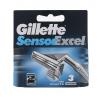 Gillette Sensor Excel Резервни ножчета за мъже 3 бр