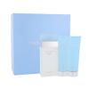 Dolce&amp;Gabbana Light Blue Подаръчен комплект EDT 100 ml + душ гел 100 ml + крем за тяло 100 ml увредена кутия