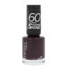 Rimmel London 60 Seconds Super Shine Лак за нокти за жени 8 ml Нюанс 345 Black Cherries