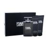 Karl Lagerfeld Karl Lagerfeld For Him Подаръчен комплект EDT 100 ml + балсам за след бръснене 100 ml + душ гел 100 ml увредена кутия