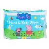 Peppa Pig Peppa Hand &amp; Face Wipes Почистващи кърпички за деца 90 бр