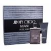 Jimmy Choo Man Intense Подаръчен комплект EDT 100 ml + EDT 7,5 ml + балсам след бръснене 100 ml