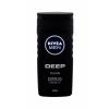 Nivea Men Deep Clean Body, Face &amp; Hair Душ гел за мъже 250 ml