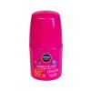 Nivea Sun Kids Protect &amp; Care Coloured Roll-On SPF50+ Слънцезащитна козметика за тяло за деца 50 ml Нюанс Pink