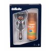 Gillette Fusion Proglide Flexball Подаръчен комплект самобръсначка с една глава 1 бр + гел за бръснене Fusion5 Ultra Sensitive 75 ml