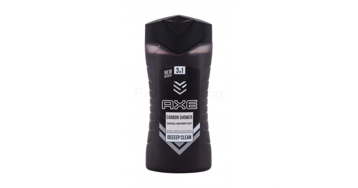 Axe Carbon Shower 3in1 Душ гел за мъже 250 ml Parfimo.bg