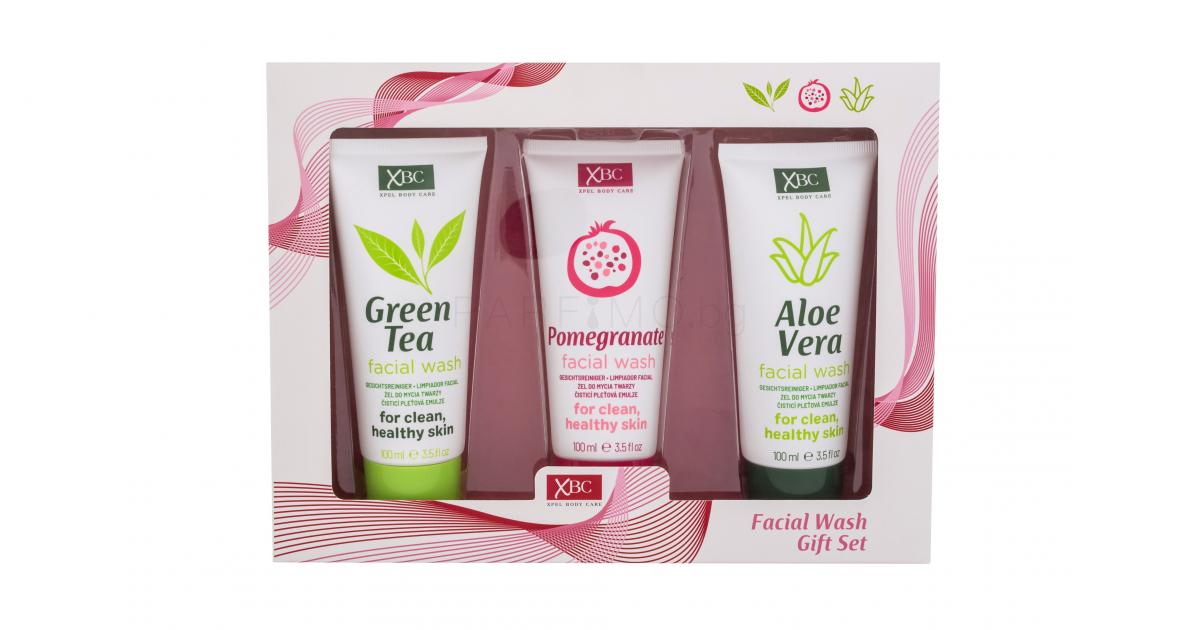 Xpel Facial Wash Gift Set Подаръчен комплект почистваща емулсия за лице Green Tea Facial Wash