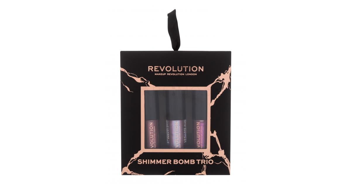 Makeup Revolution London Shimmer Bomb Trio Подаръчен комплект блясък за