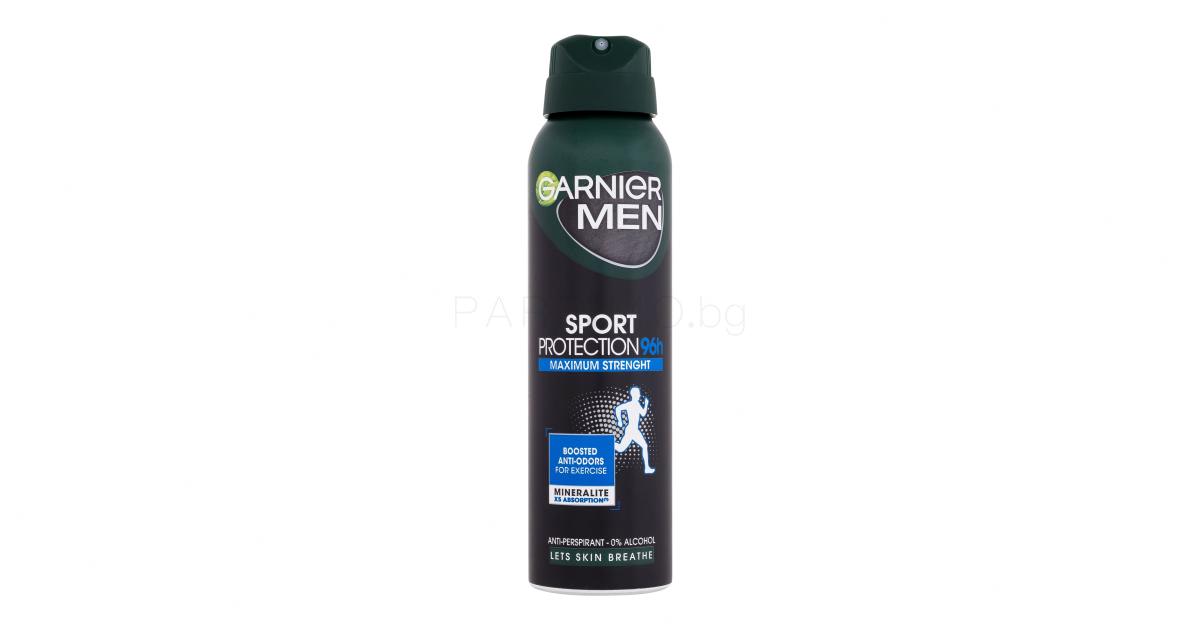 Garnier Men Sport 96h Антиперспирант за мъже 150 ml Parfimo.bg