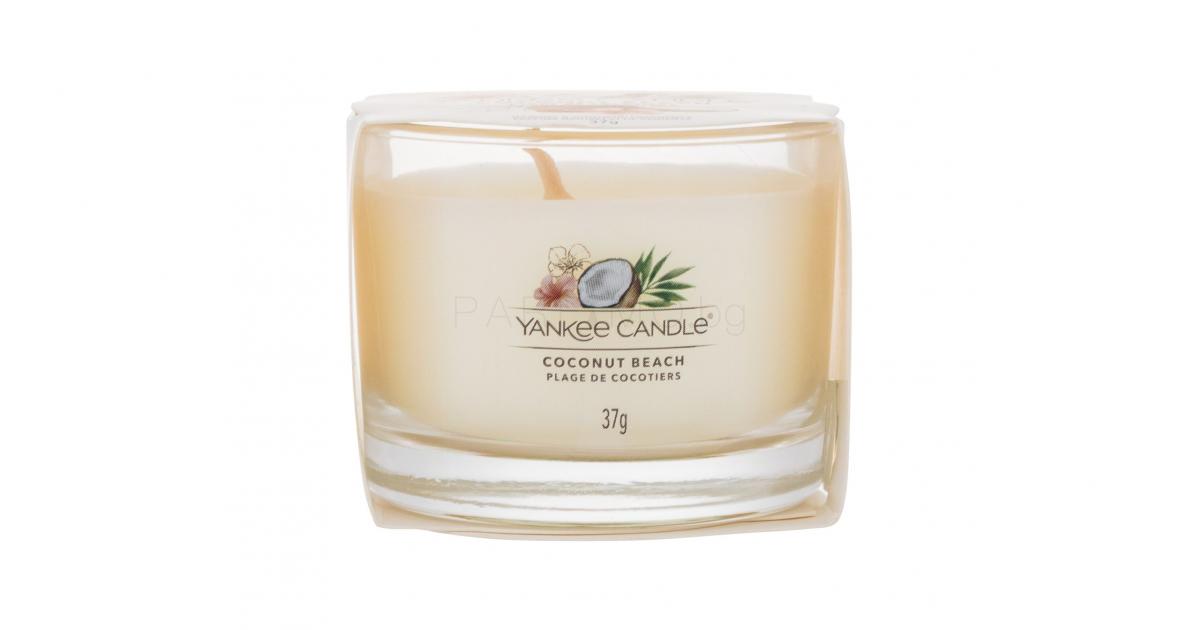 Yankee Candle Coconut Beach Ароматна свещ 37 гр Parfimo.bg