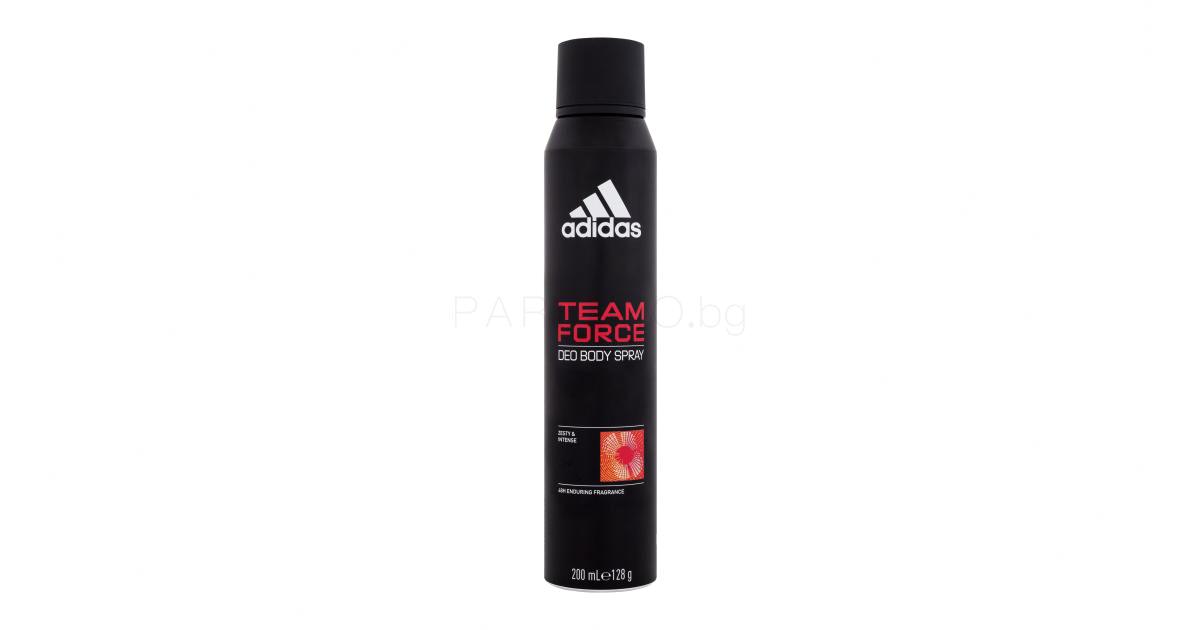 Adidas Team Force Deo Body Spray 48H Дезодоранти за мъже Parfimo.bg