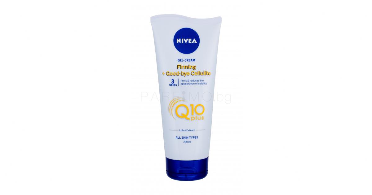 nivea q10 body gel cream firming goodbye cellulite