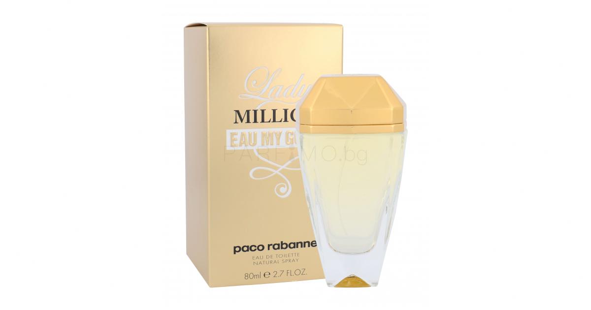Paco Rabanne Lady Million Eau My Gold! Eau de Toilette за жени 80 ml