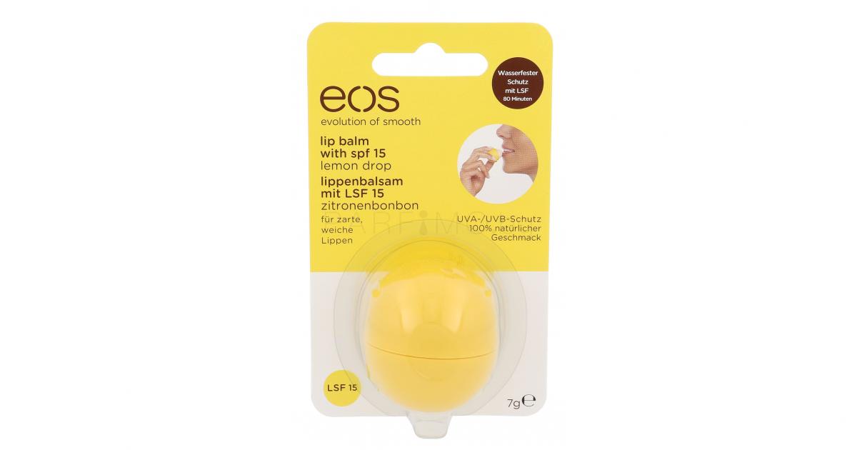 EOS Lip Balm SPF15 Балсам за устни за жени 7 гр Нюанс Lemon Drop