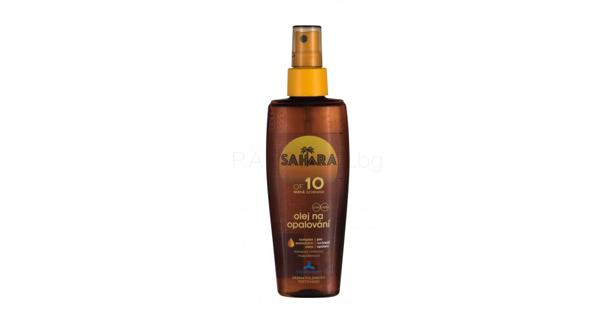 Sahara Sun Tanning Oil SPF10 Слънцезащитна козметика за тяло 150 ml Parfimo.bg