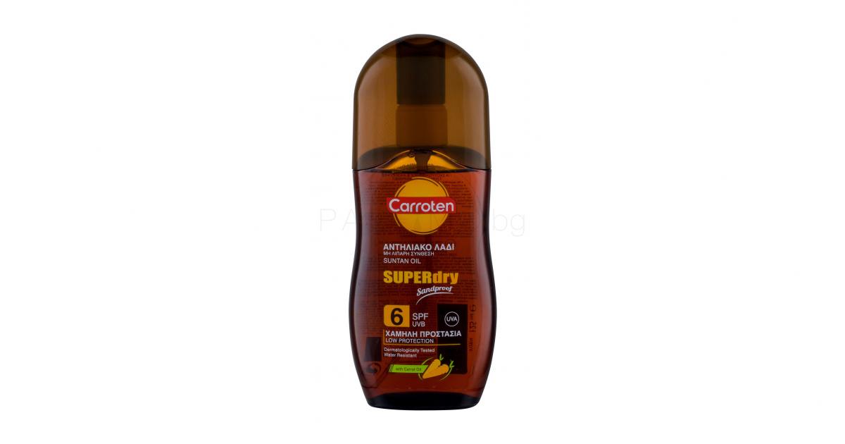 Carroten Superdry Suntan Oil SPF6 Слънцезащитна козметика за тяло 125