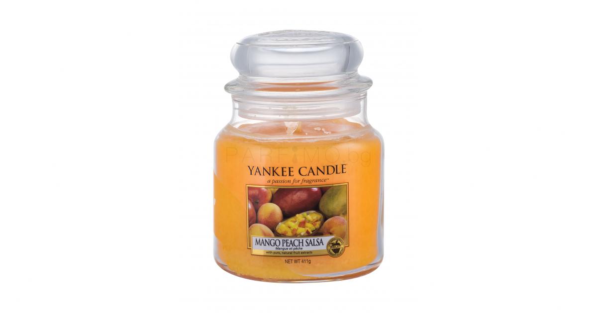 Candela Votiva Yankee Candle - Profumo Mango Peach Salsa, Fino A 15 Ore Di Fragranza, 49g - Foto 4