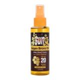 Vivaco Sun Argan Bronz Suntan Oil SPF20 Слънцезащитна козметика за тяло 100 ml