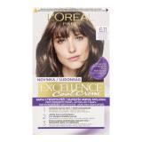 L'Oréal Paris Excellence Cool Creme Боя за коса за жени 48 ml Нюанс 6,11 Ultra Ash Dark Blond