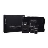 Mauboussin Pour Lui in Black Подаръчен комплект за мъже EDP 100 ml + душ гел 100 ml + балсам след бръснене 50 ml + козметична чантичка