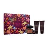 Versace Crystal Noir Подаръчен комплект EDT 90 ml + EDT 5 ml + душ гел 100 ml + лосион за тяло 100 ml