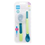 MAM Heat Sensitive Spoons & Cover 6m+ Green
