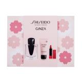 Shiseido Ginza Подаръчен комплект EDP 50 ml + лосион за тяло 50 ml + червило Techno Satin Gel Lipstick 2 g