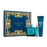 Versace Eros SET1 Подаръчен комплект EDP 100 ml + EDP 10 ml + душ гел 150 ml