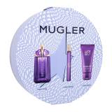 Mugler Alien Подаръчен комплект EDP 60 ml + лосион за тяло 50 ml + EDP 10 ml