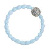 By Eloise London Bling Charms Disco Ball Ластик за коса за жени 1 бр Нюанс Sky Blue