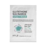 APLB Glutathione Niacinamide Sheet Mask Маска за лице 25 ml
