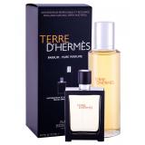 Hermes Terre d´Hermès Подаръчен комплект парфюм пълнител 125 ml + парфюм зареждаем флакон 30 ml Пълнител